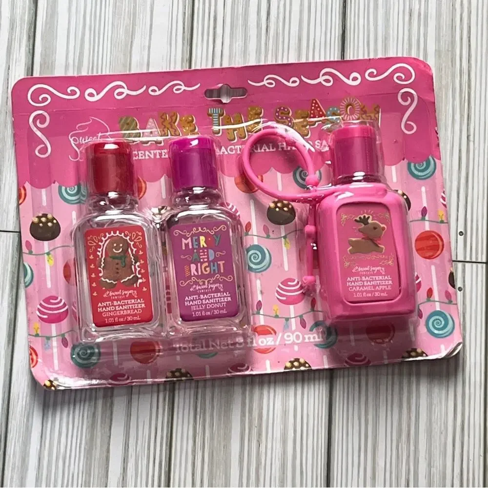 Bake The Season  Scented Three Pack Variety  Hand  Sanitizers  with Holder